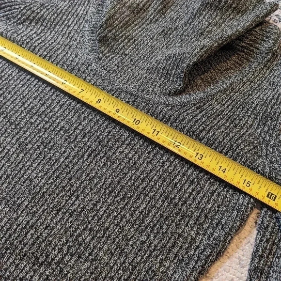 NWT By & by neck Gray/Black Stripe Sweater Dress Size Small - Picture 6 of 7